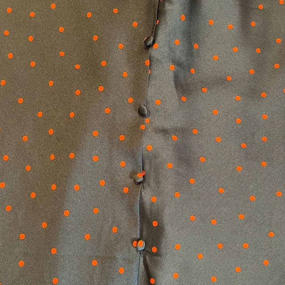 ASOS Design Maternity Tie Front Midi Dress with Button Detail Size 16 - Picture 8 of 16